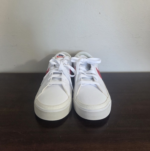 Nike Court Legacy Next Nature White Red Black New In Original Box Mens Size 7.5 - Picture 2 of 15